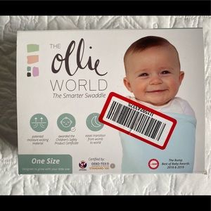 NWT Ollie World Swaddle - blue